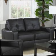 502722 Coaster Furniture Jasmine - Black Living Room Furniture Loveseats 502722 Coaster Furniture Jasmine - Black Living Room Furniture Loveseats