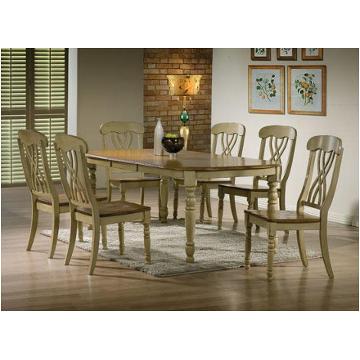 Pelican Point in Almond/Green Dining Set