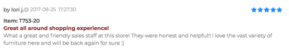Furniture Store NJ Reviews