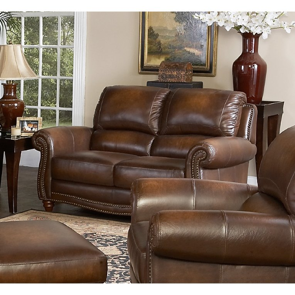 Leather Italia Santaramo Reclining Loveseat