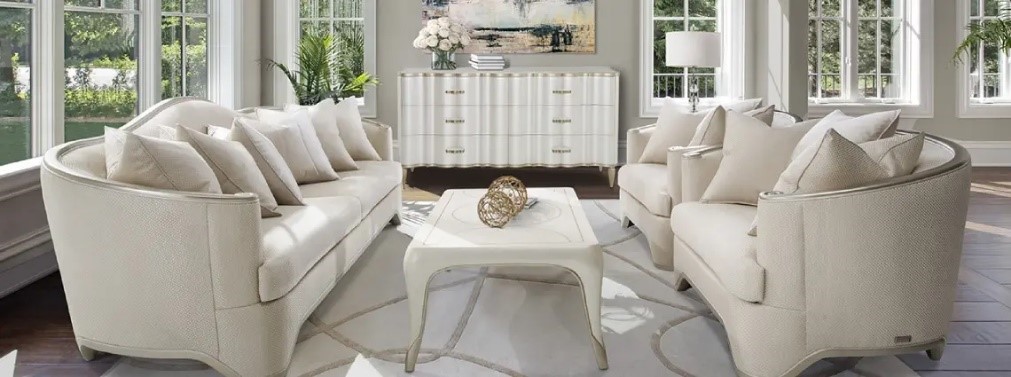 Glamorous Aico Hollywood Regency Furniture