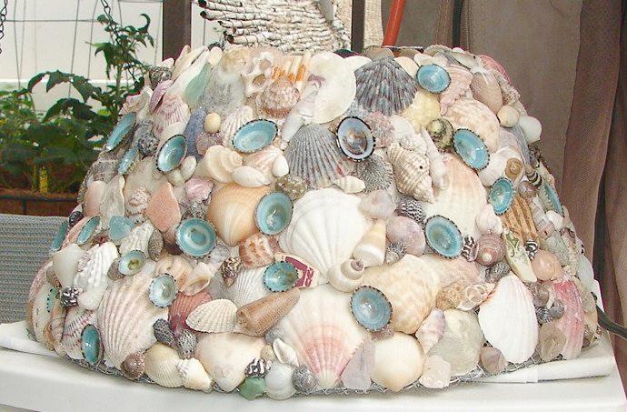 seashell lampshade