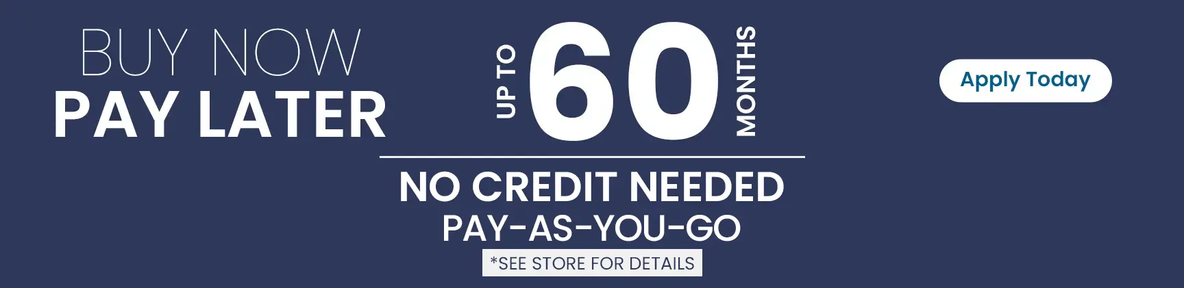 Finance Options Available