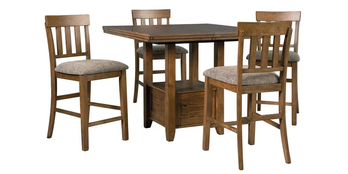flaybern d595-42-124 counter dining set