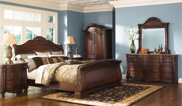 b553 king sleigh bedroom