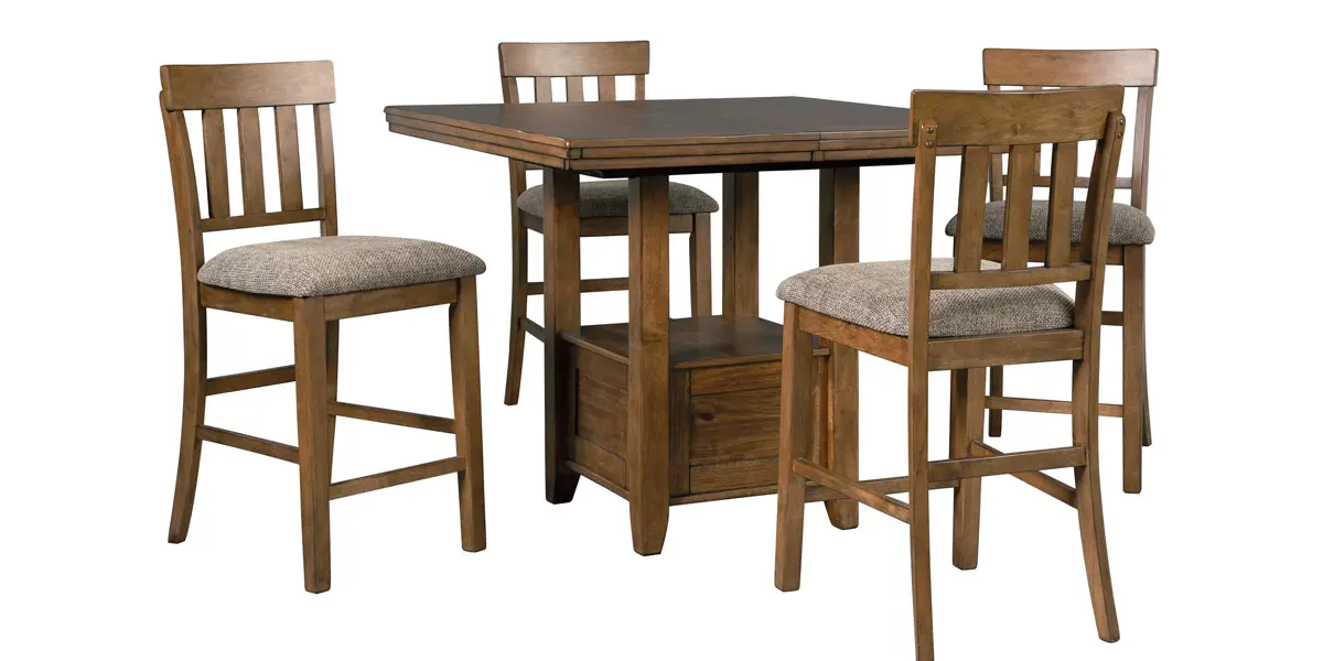 flaybern d595-42-124 counter dining set