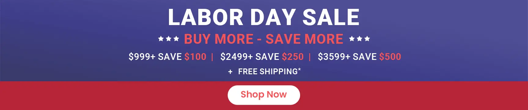 Labor Day Sale 