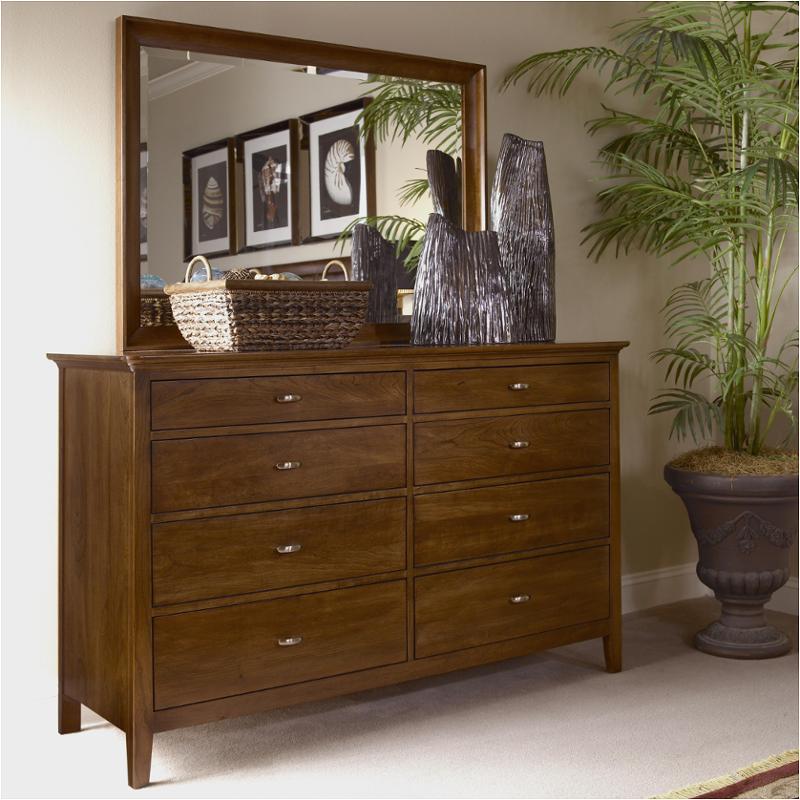 63 162v Kincaid Furniture Cherry Park Bedroom Double Dresser