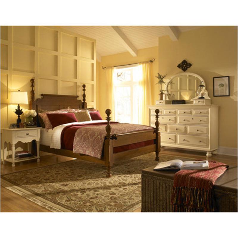 68 130h Fl Kincaid Furniture American Journal Full Cannonball Poster Bed Stain