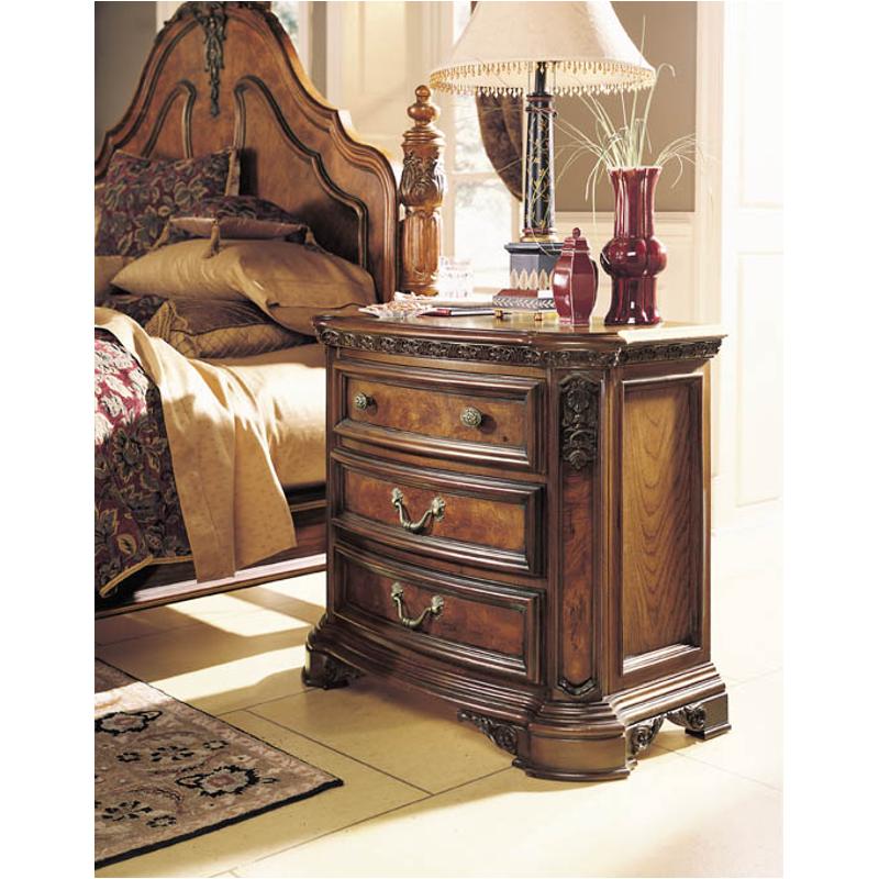 131420 American Drew Furniture Night Stand With Wood Top