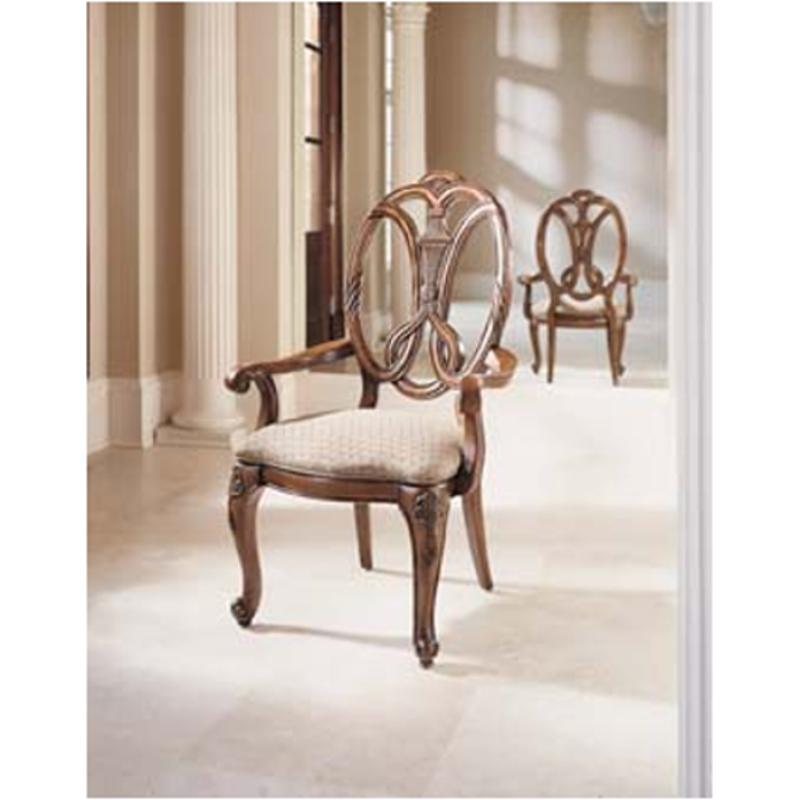 582 637 American Drew Furniture Oval Splat Back Arm Chair Kd 582 637 American Drew Furniture Bob Mackie Home Classics Dining Room Chair