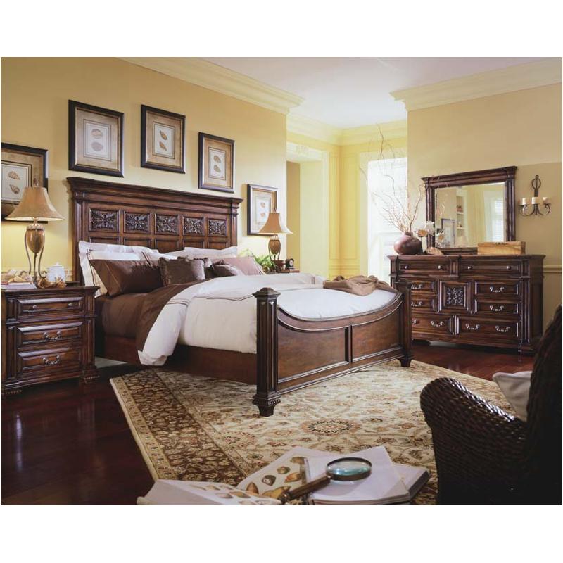311 313 American Drew Furniture Marbella Queen Mansion Bed