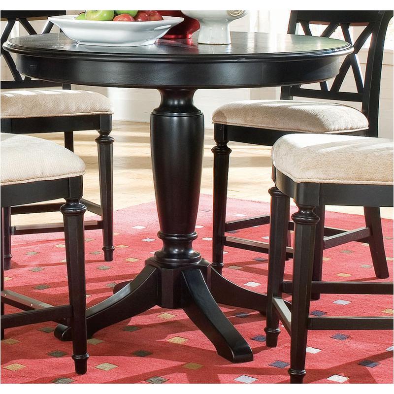919 706 Ch American Drew Furniture Camden Dark Round Counter Height Pedestal Table Dark