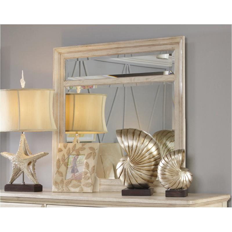 114 020w American Drew Furniture Americana Home White Landscape Mirror Weathered White