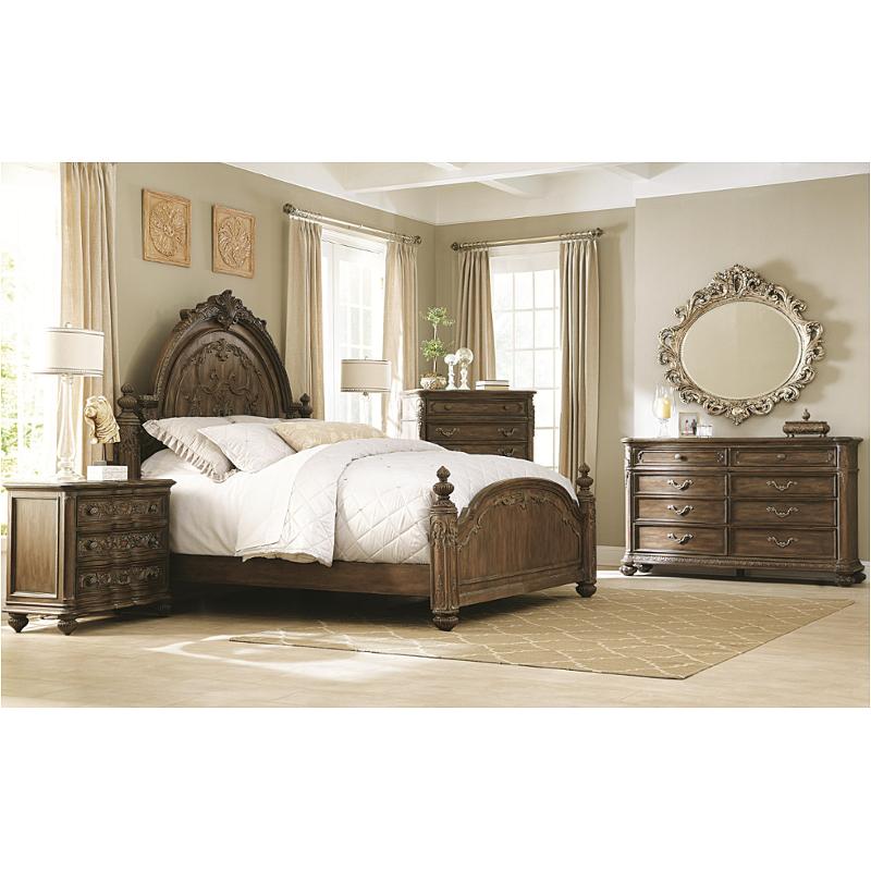 217 316b American Drew Furniture Jessica Mcclintock The Boutique Baroque Eastern King Mansion Bed Baroque