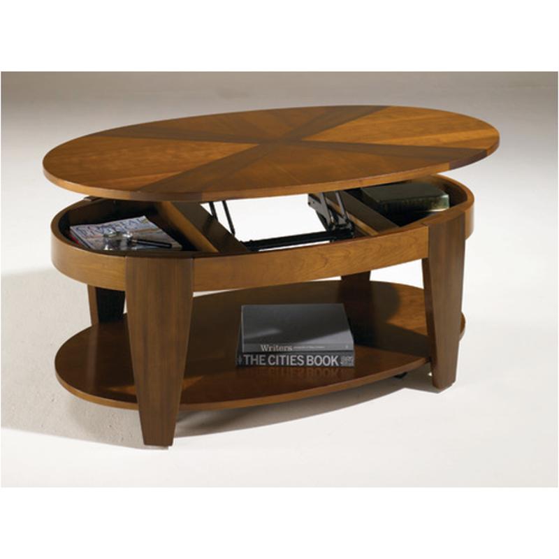 T2003402 00 Hammary Furniture Oasis Oval Tail Table With Lift Top