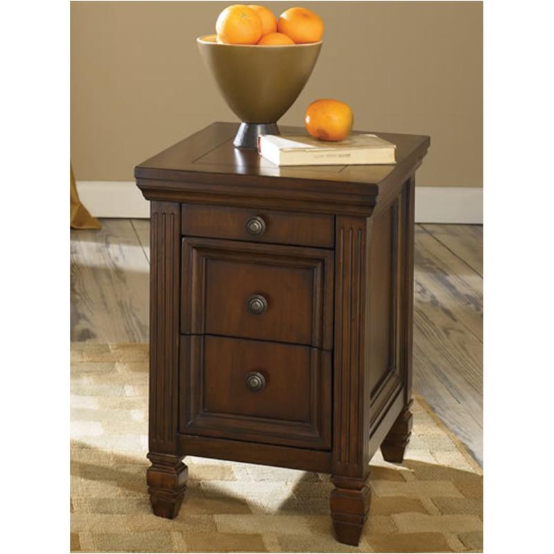 T73647 00 Hammary Furniture Chairside Table Cherry Finish T73647 00 Hammary Furniture Hidden Treasures Living Room End Table