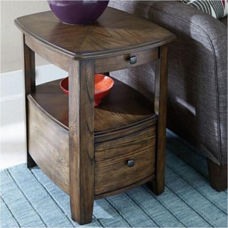 446 916 Hammary Furniture Chairside Table Graphite 446 916 Hammary Furniture Primo Graphite Living Room End Table