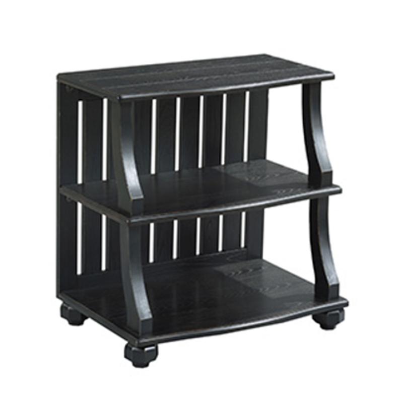 504 914b Hammary Furniture Open Chairside Table Black Wash 504 914b Hammary Furniture Elm Ridge Living Room End Table