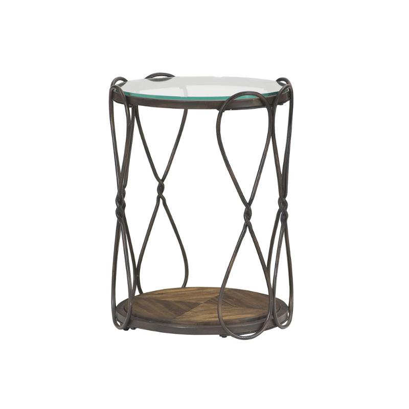 090 714 Hammary Furniture Treasures Round End Table