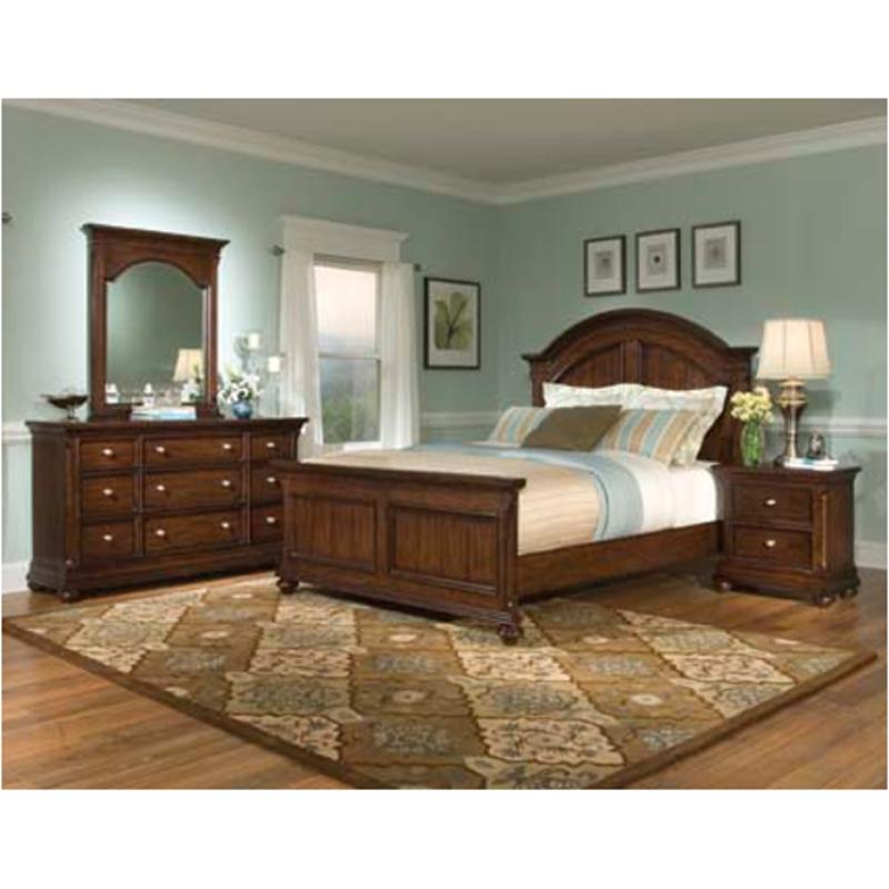 618 4105 Legacy Classic Furniture Canyon Creek Queen Arched Panel Bed