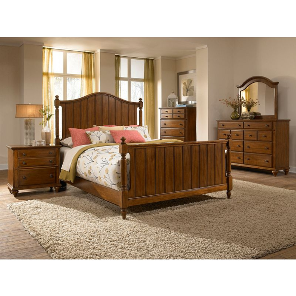 Hayden Place Light Cherry Finish Bedroom Set Broyhill Furniture