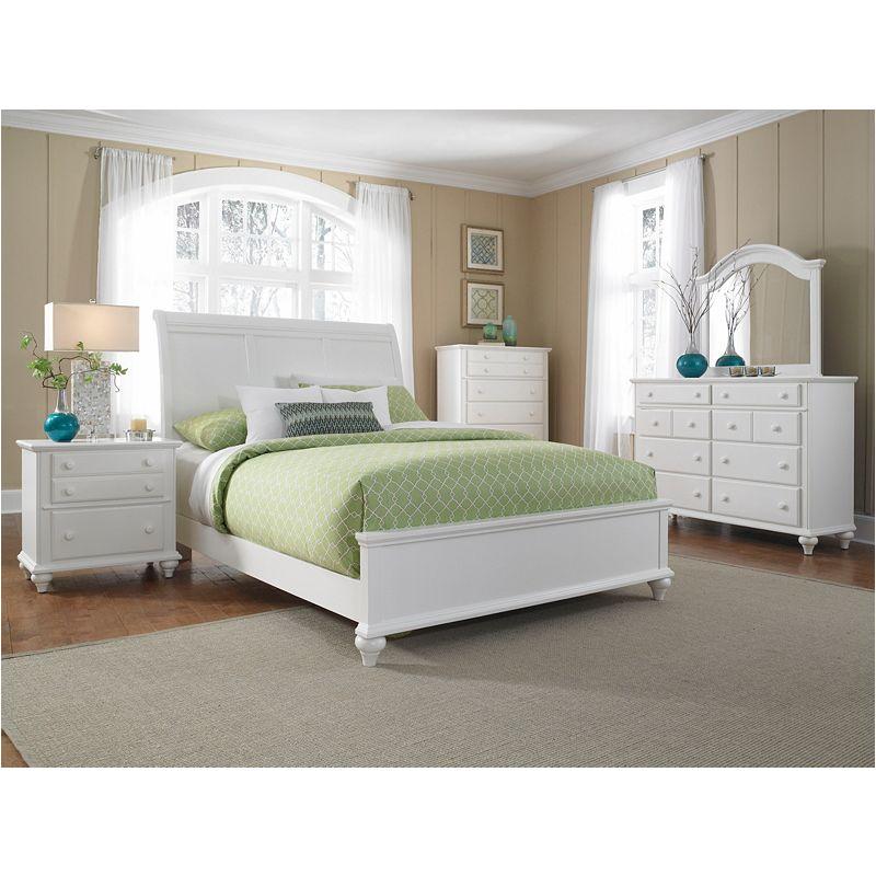 4649 274 Broyhill Furniture Eastern King Sleigh Bed Linen White 4649 274 Broyhill Furniture Hayden Place Linen White Finish Bedroom Bed