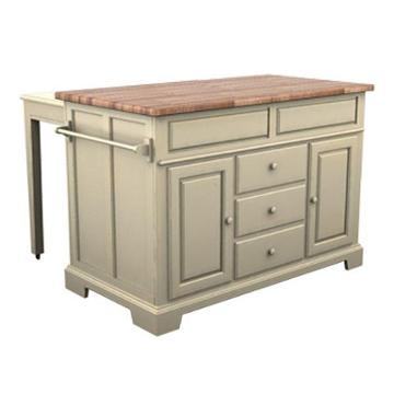 5207-505 broyhill furniture kitchen island - buttermilk 5207-505 broyhill furniture kitchen island - buttermilk
