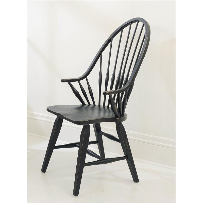 5397 84b Broyhill Furniture Windsor Arm Chair Black Windsor Arm Chair Black 5397 84b Broyhill Furniture Attic Heirlooms Dining Room