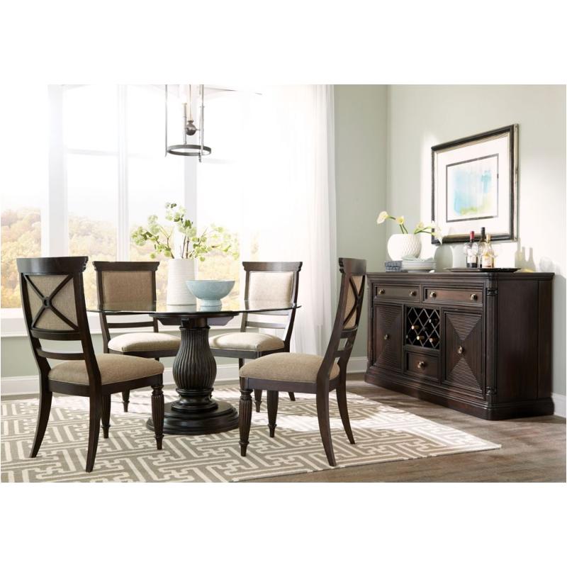 4980 531 Broyhill Furniture Jessa 54 In Round Glass Top 4980 531 Broyhill Furniture Jessa Dining Room Table