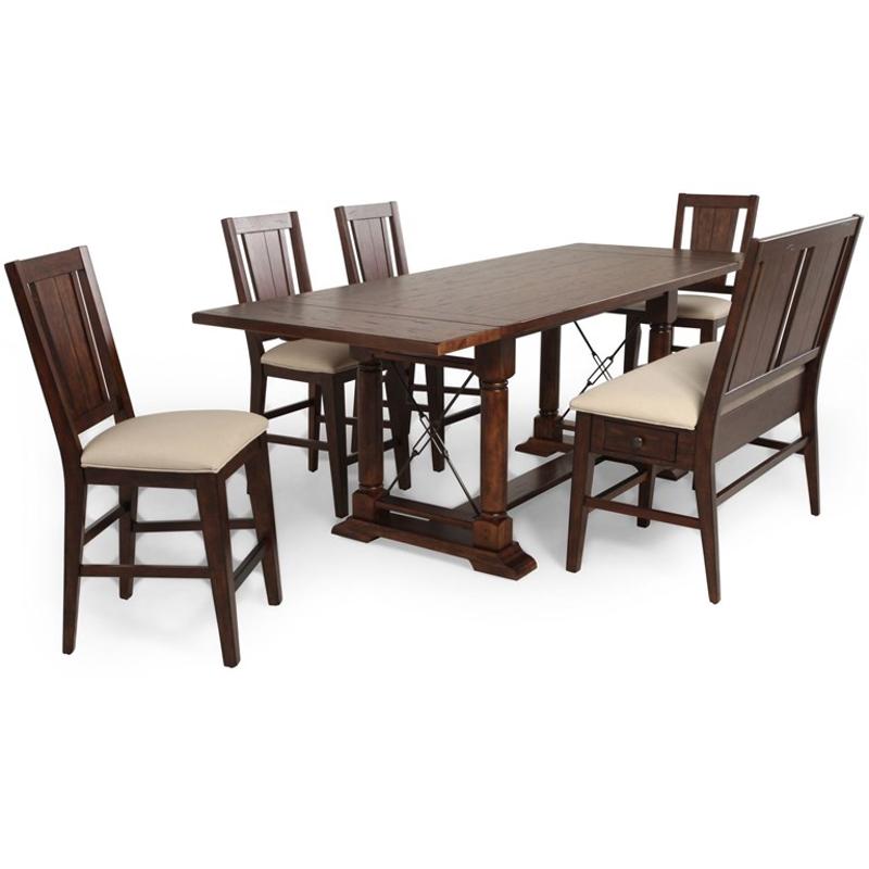 5399523 Broyhill Furniture Counter Height Trestle Table