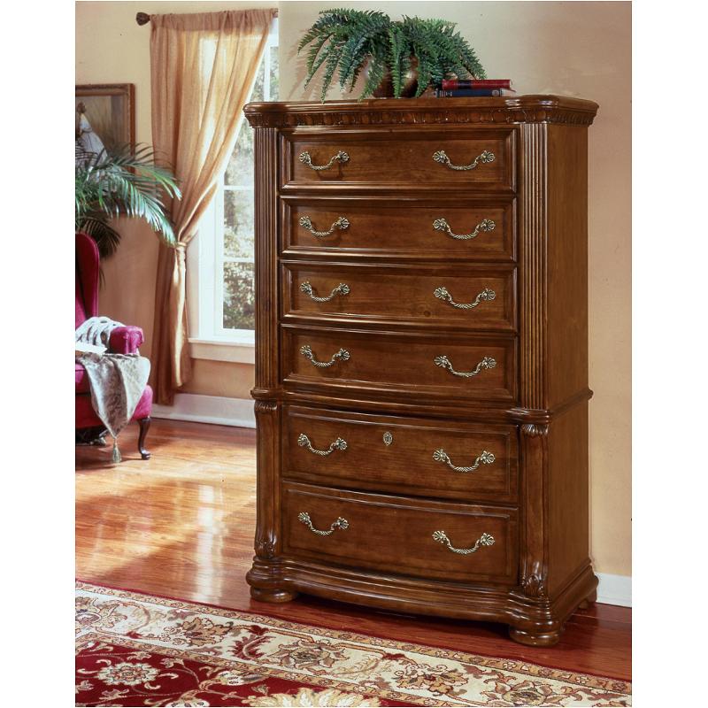 1635 73 Flexsteel Wynwood Furniture Cordoba Burnished Pine Six Drawer Chest