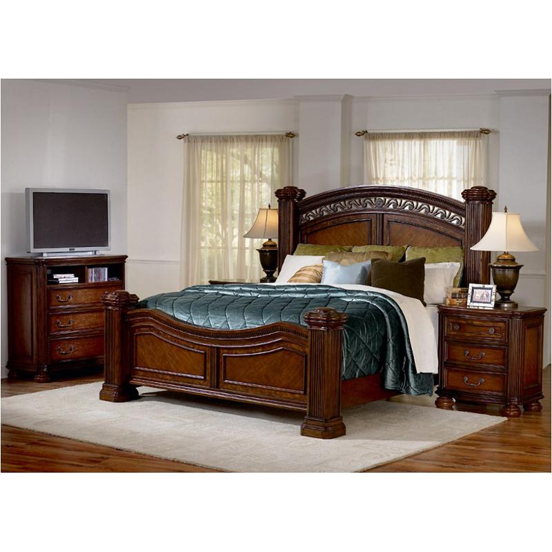 1777 90q1 Flexsteel Wynwood Furniture Las Brisas Queen Mansion Bed