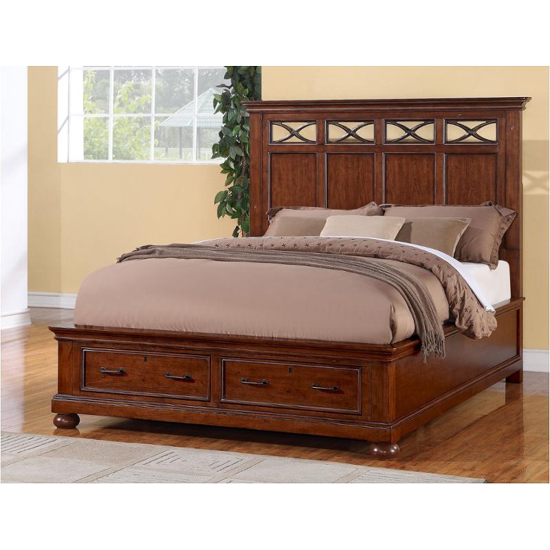 1809 90k1 St Flexsteel Wynwood Furniture American Heritage Eastern King Storage Bed