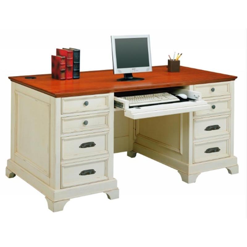 I46 303 Aspen Home Furniture Cape Cod 66in Executive Desk