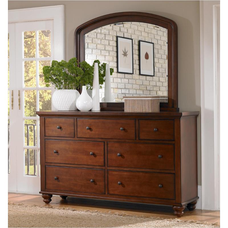 Icb 454 Bch Aspen Home Furniture Double Dresser Brown Cherry