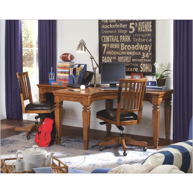 I15 380 Aspen Home Furniture E2 Harvest Home Office Dual T Desk