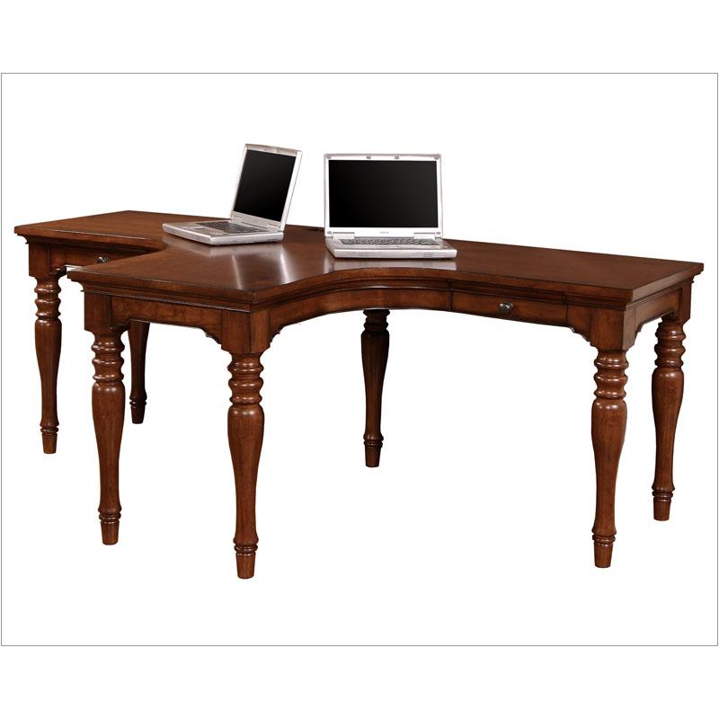 I20 380 Chy Aspen Home Furniture Villager Dual T Desk Cherry
