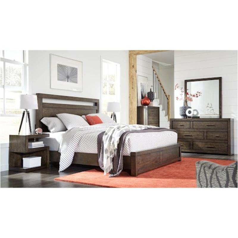 Iml 412 Brn Aspen Home Furniture Modern Loft Queen Panel Bed