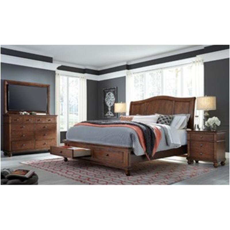 I07400wbr Aspen Home Furniture Oxford Bedroom Queen Sleigh Bed