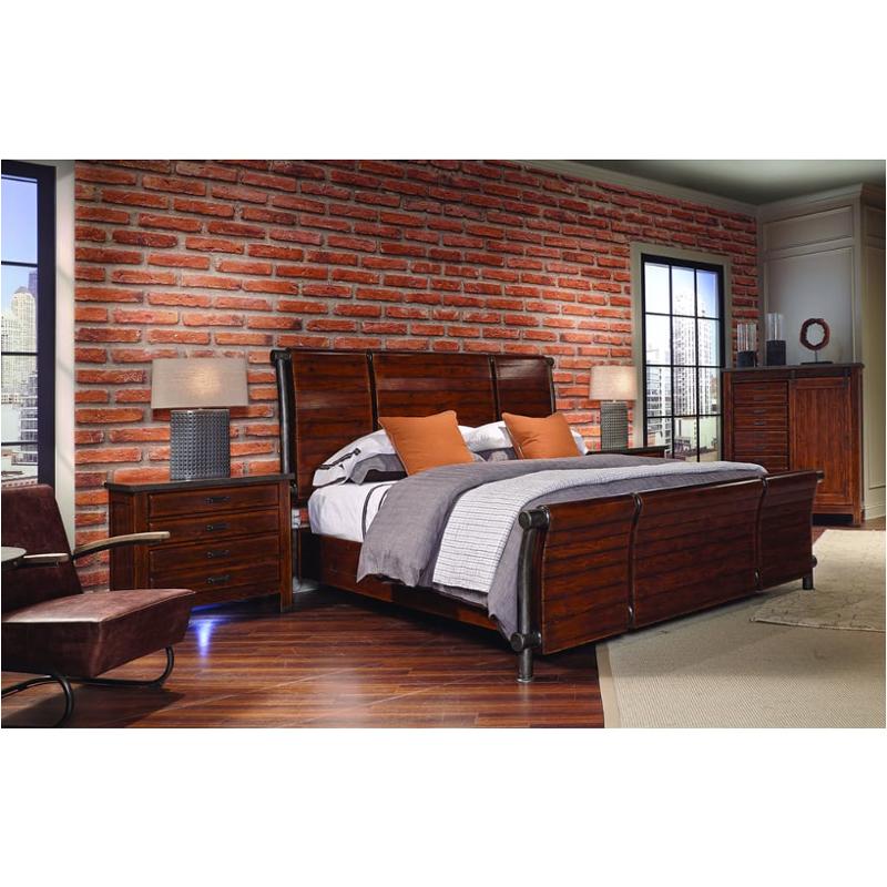 I58 404 Aspen Home Furniture Rockland King Sleigh Bed With Metal I58 404 Aspen Home Furniture Rockland Bedroom Bed