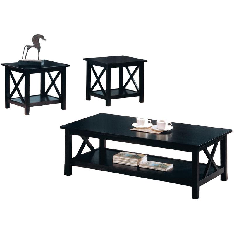 5909 Coaster Furniture Briarcliff Cappuccino 3pc Occasional Set