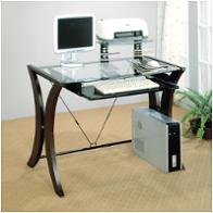 800445 Coaster Furniture Division Glass Top Computer Desk