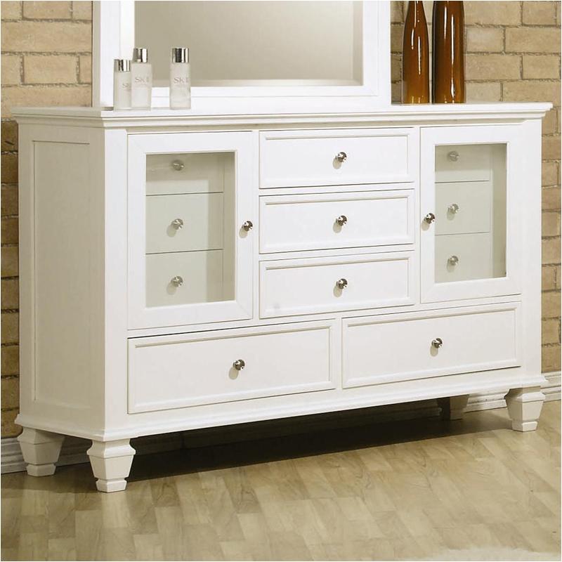 201303 Coaster Furniture Sandy Beach White Dresser White