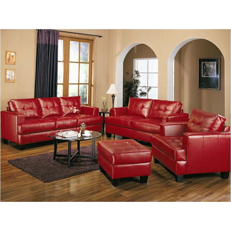 501831 Coaster Furniture Samuel Red Living Room Sofa