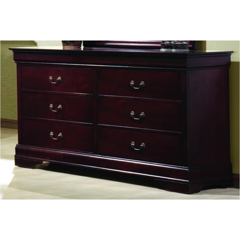 203973 Coaster Furniture Louis Philippe - Cherry Bedroom Dresser