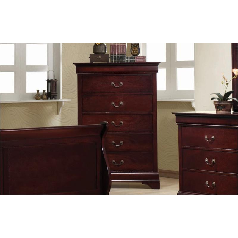 203975 Coaster Furniture Louis Philippe Cherry Chest