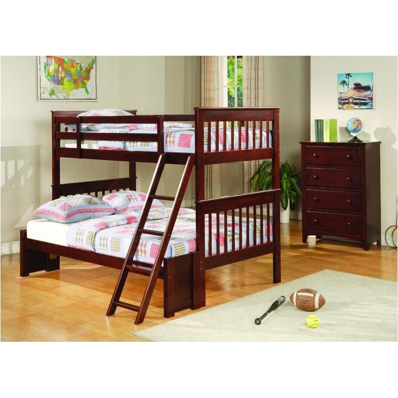 460232b1 Coaster Furniture Parker Kids Room Twin Full Bunk Bed 460232b1 Coaster Furniture Parker Kids Room Bed