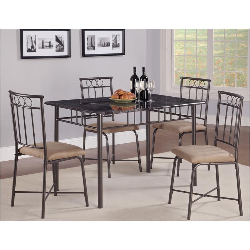 150114 Coaster Furniture 5 Pc Dining Table And Chair Set