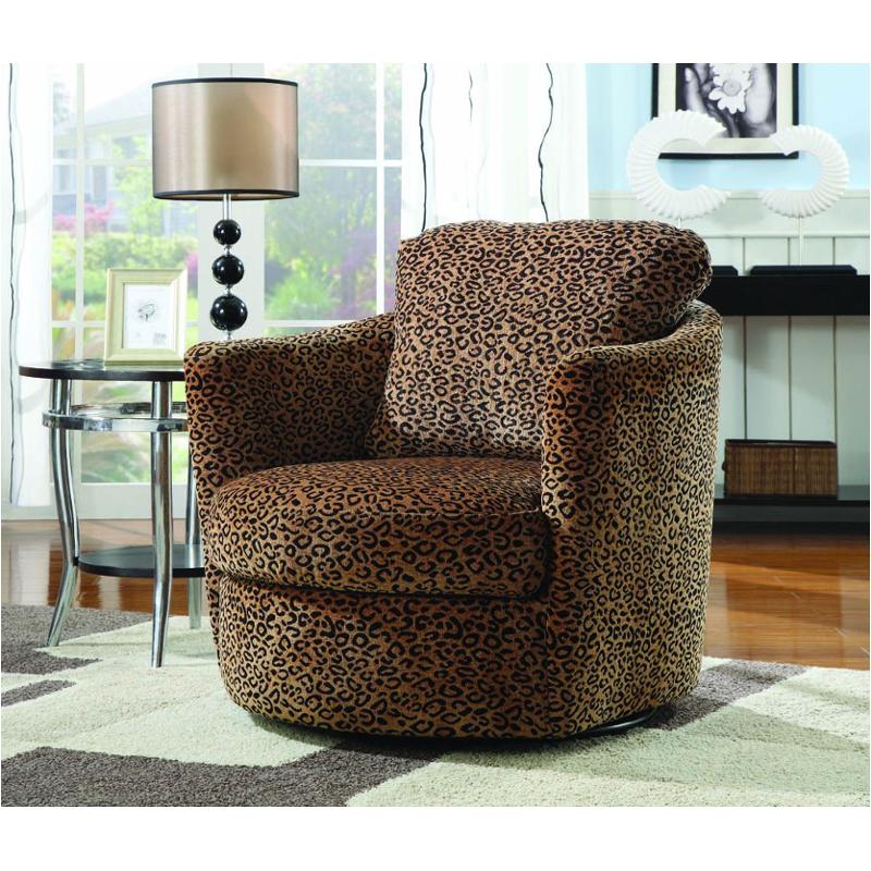 900195 Coaster Furniture Accent Swivel Chair Leopard 900195 Coaster Furniture Accent Chair